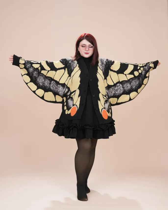 Swallowtail Butterfly Cardigan (Pre-Order CLOSED) (ESD: August 30th - September 10th, 2026)