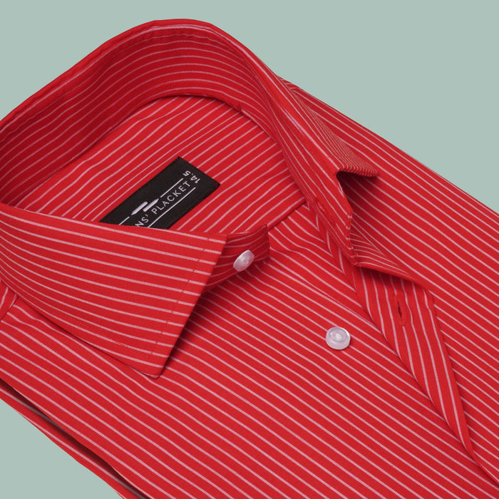 SWISS RED STRIPES - Durins Placket