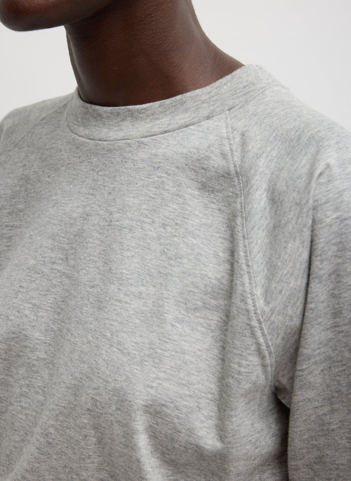 TSHIRTING SHORT SLEEVE TOP WITH SHIRRED BACK