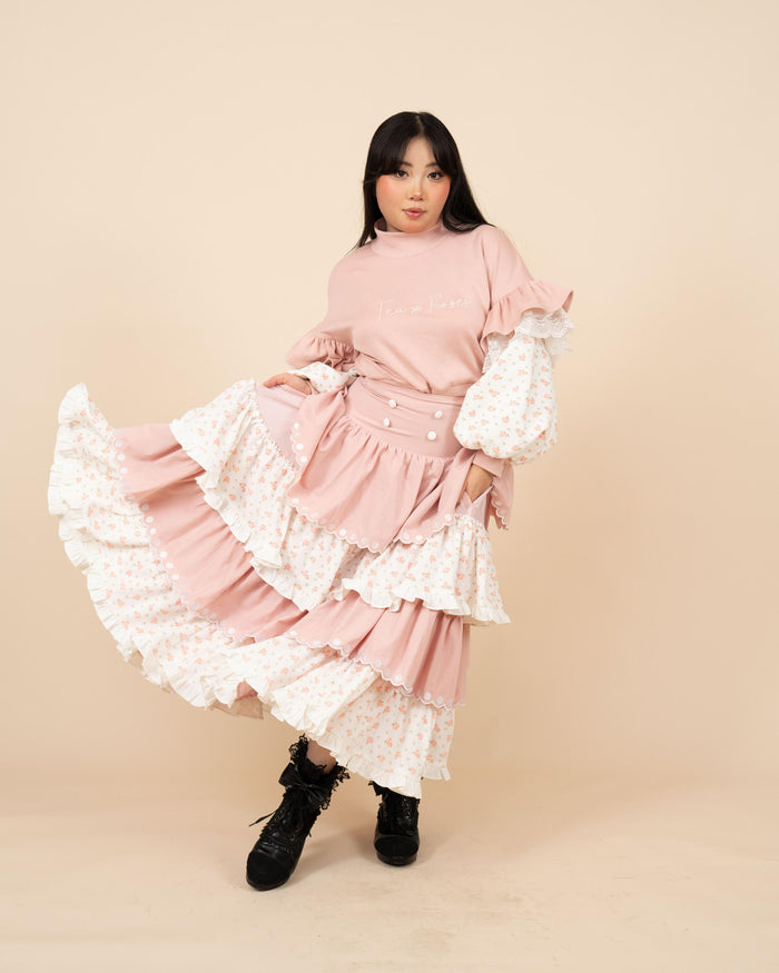 Tea & Roses Layered Skirt