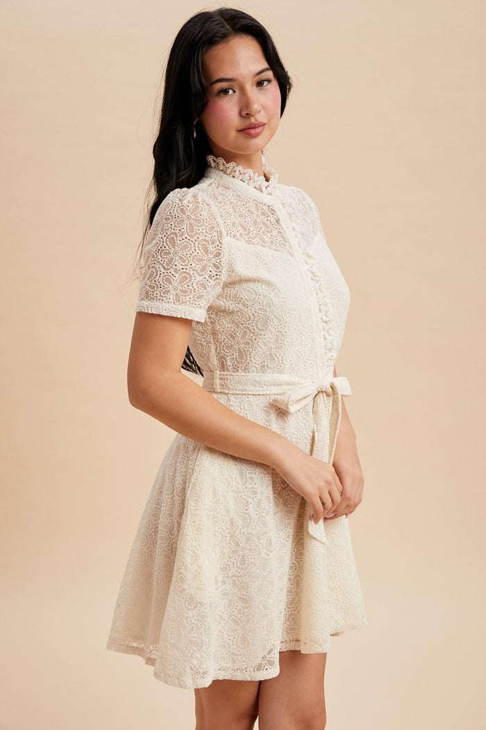 Teagan Lace Mini Dress