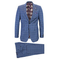 Ted Baker - Maevej Sterling Check Suit in Blue - Nigel Clare
