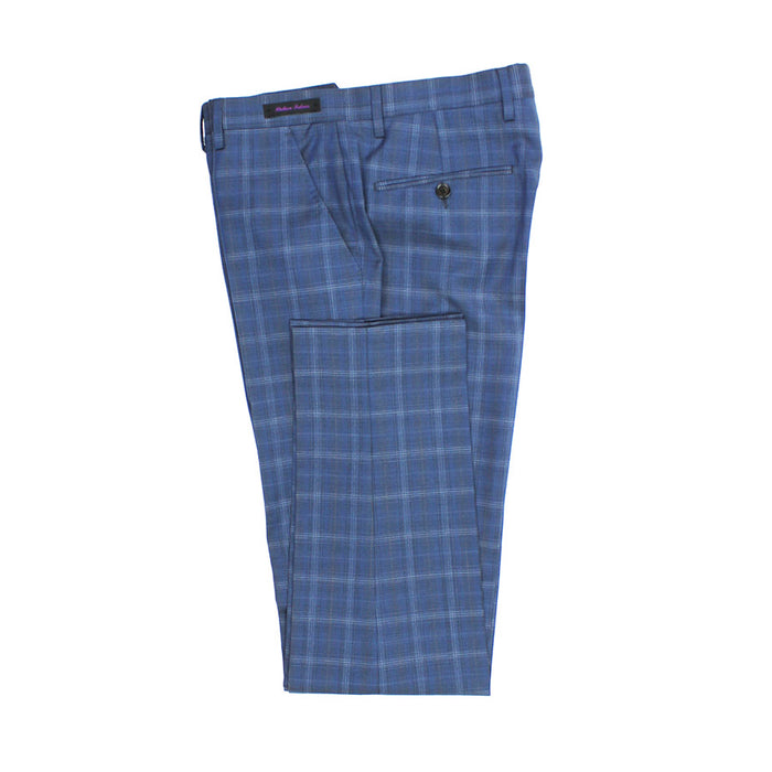 Ted Baker - Maevej Sterling Check Suit in Blue - Nigel Clare