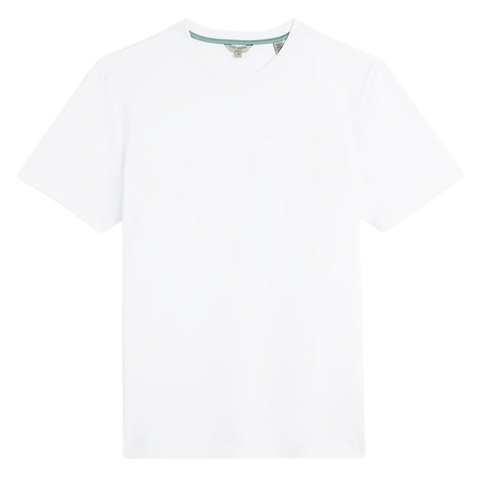 Ted Baker - ONLY Cotton Logo T-Shirt in White - Nigel Clare