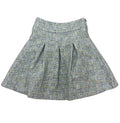 The Oaks-Blue and Green Pleated Skirt