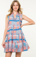 THML Sleeveless Striped Pattern Dress