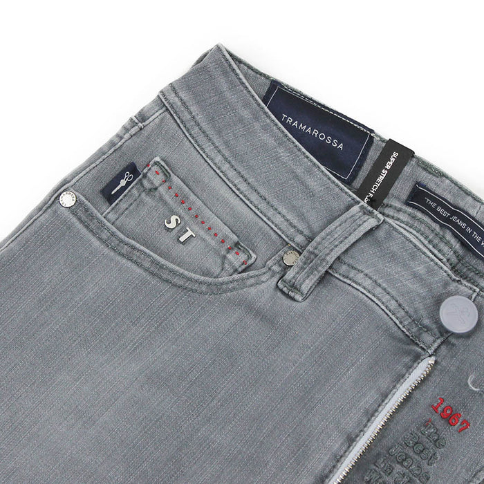 Tramarossa - Leonardo Slim 18 Months Jeans in Grey - Nigel Clare