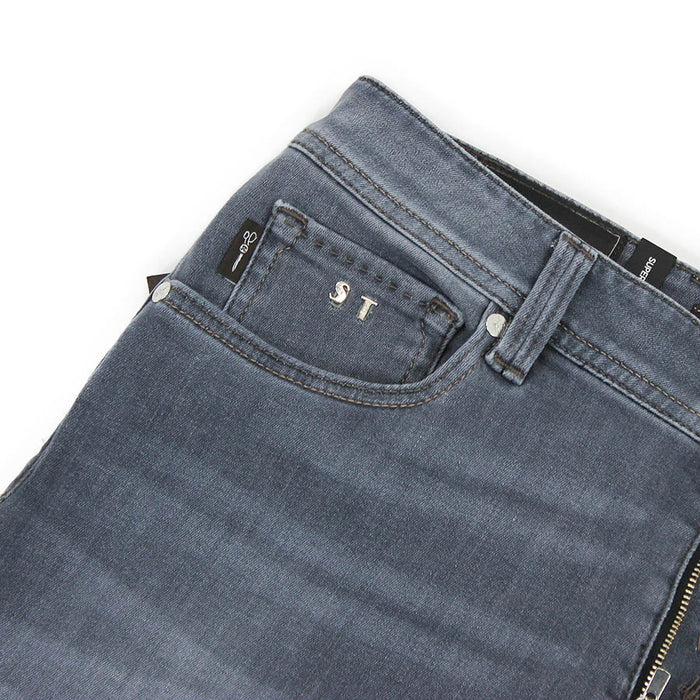 Tramarossa - Leonardo Slim SOI21 Jeans in Grey Wash - Nigel Clare