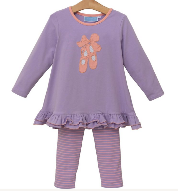 Trotter Street-Ballet Slipper Pants Set