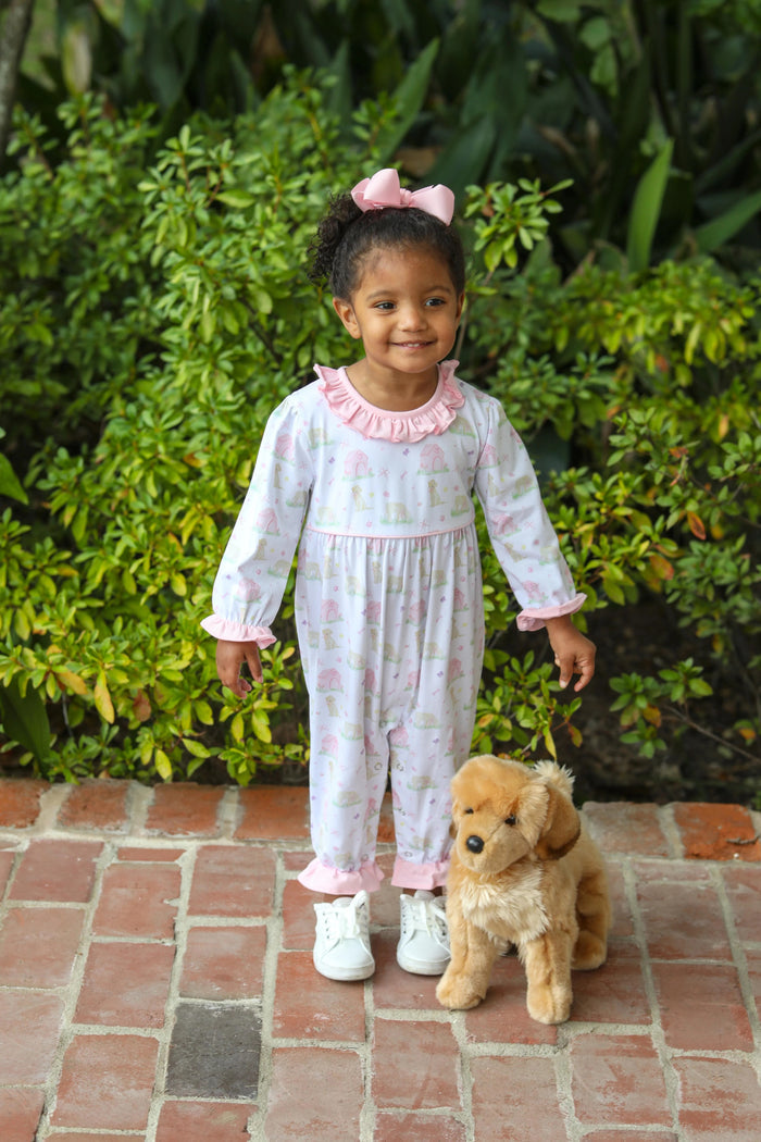 Trotter Street-Puppy Pals Ruffle Romper