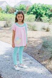 Trotter Street-Turkey Ruffle Pants Set