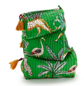 Two's Company Hand Block Printed Pouch