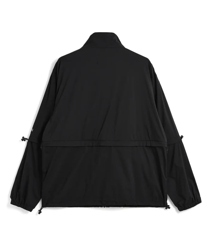Unisex Basic Sports Hi-Neck W-Zip Detachable Light Jacket