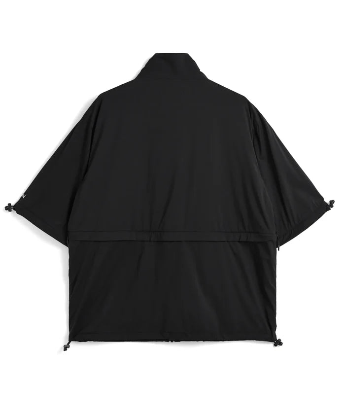 Unisex Basic Sports Hi-Neck W-Zip Detachable Light Jacket