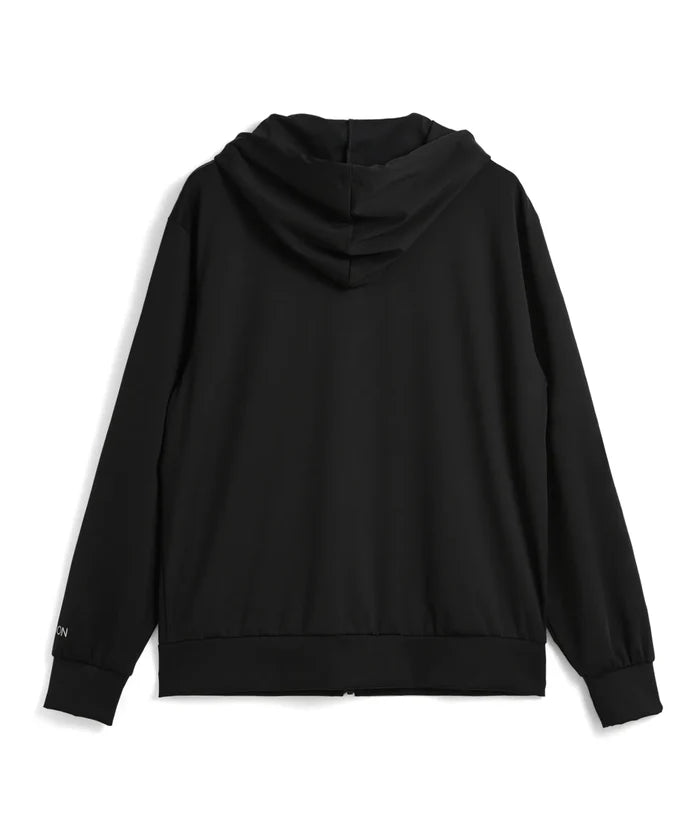 Unisex Basic Sports UV Dry Rash Guard Zip Parka