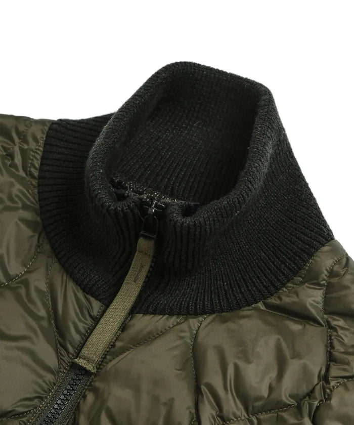 Unisex Military Hi Neck Knit + Down (Soft Shell) (TEST)