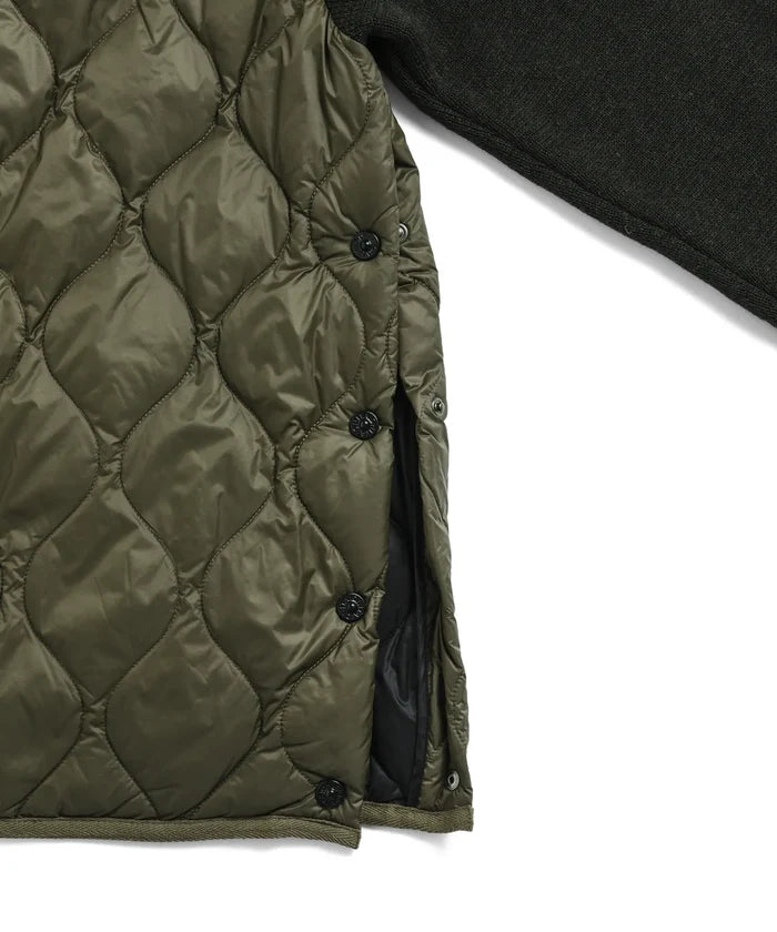 Unisex Military Hi Neck Knit + Down (Soft Shell) (TEST)