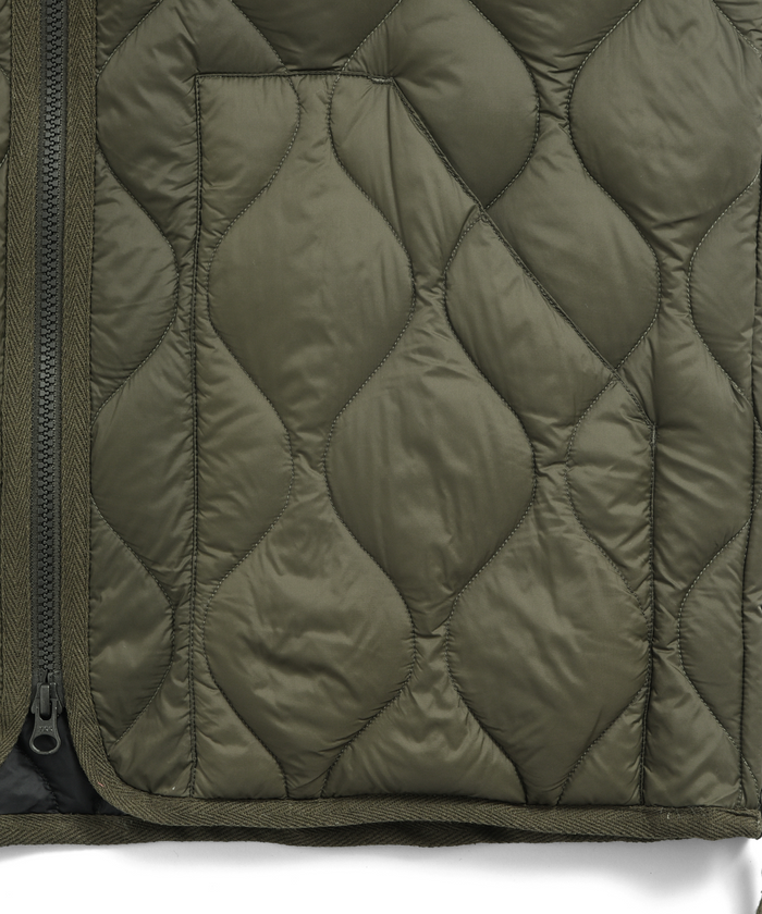 Unisex Military Hi-Neck W-Zip Down Vest (Soft Shell)