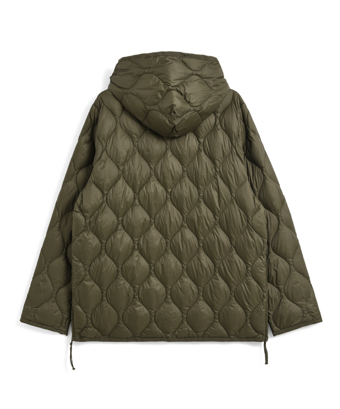 Unisex Military Hood W-Zip Down Jacket (Soft Shell)