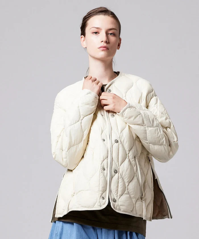 Unisex Military M65 Liner W-Zip Short Down Jacket (Soft Shell)