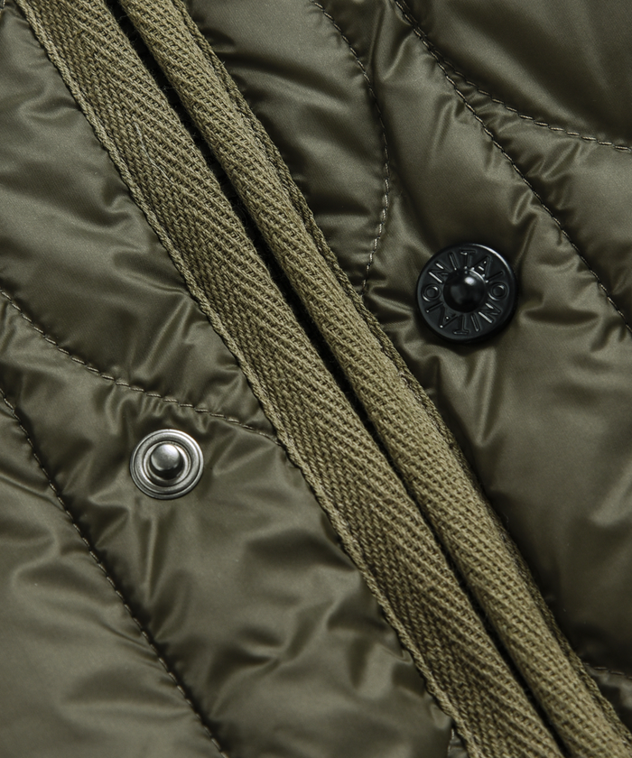 Unisex Military M65 Liner W-Zip Short Down Jacket (Soft Shell)
