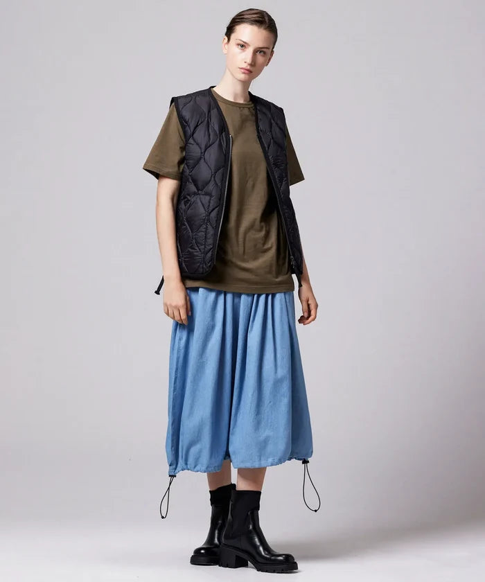 Unisex Military V-Neck W-Zip Down Vest (Soft Shell)