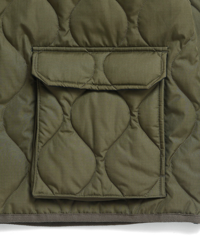 Unisex Military W-Zip Down Hoodie