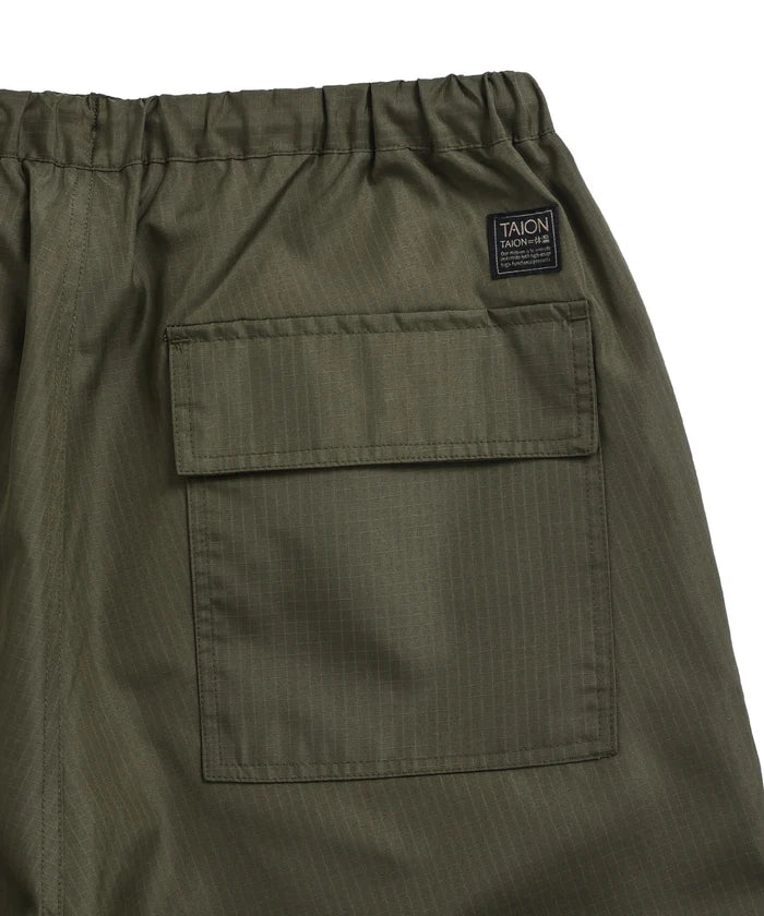 Unisex Non Down Military Reversible Wide Shorts