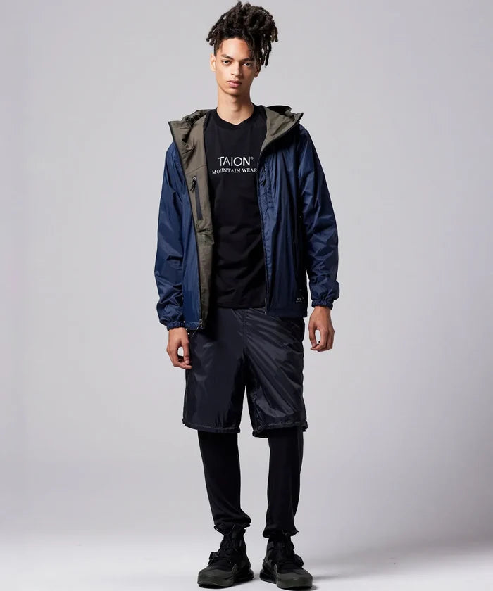 Unisex Non Down Mountain Reversible W-Zip Hood Jacket