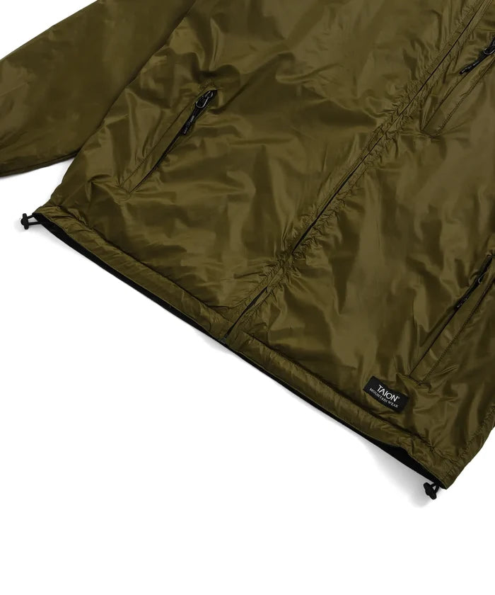Unisex Non Down Mountain Reversible W-Zip Hood Jacket