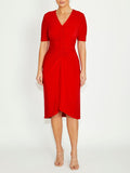 Women's Jersey Dress in Red | Valentina