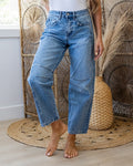 Vervet Kate Non Distressed Barrel Jeans Vervet