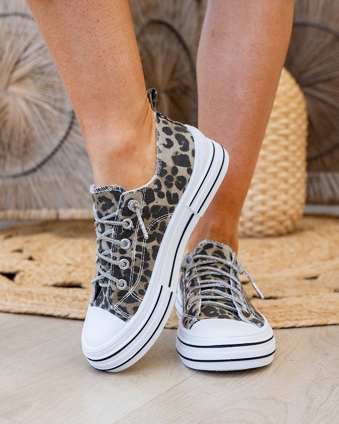 Very G Aman Prints Sneakers - Tan Leopard Very G 6