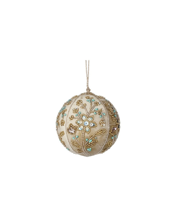 Victoria Velvet Beaded Ornament