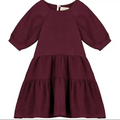 Vignette- Alice Dress-Maroon