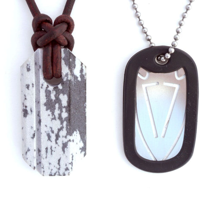 Viking Whetstone Necklace by Wazoo Survival Gear (Rare Variation)