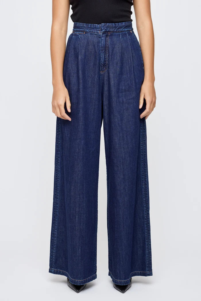 Villas Resort Wide Pants - Blue
