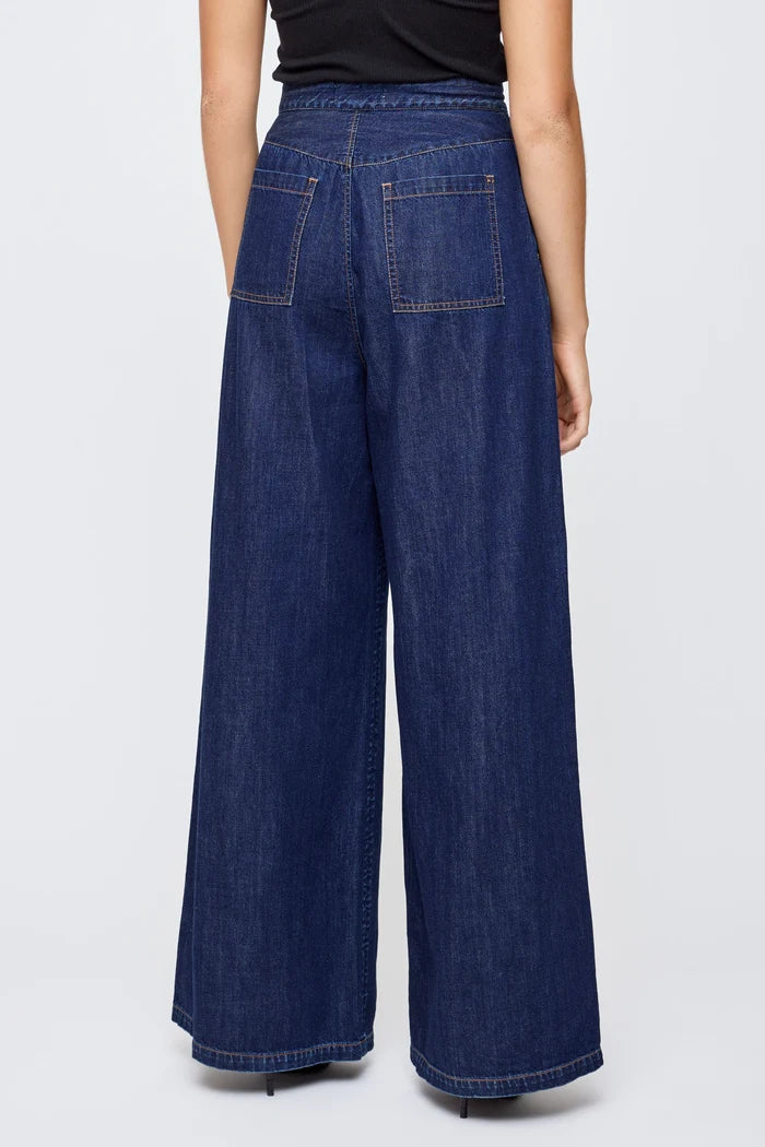 Villas Resort Wide Pants - Blue