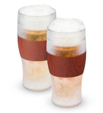 Viski Beer Freeze Glass Set/2