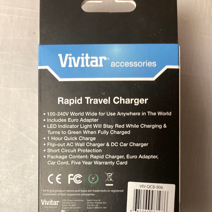 Vivitar Rapid Charger for Olympus LI-42B