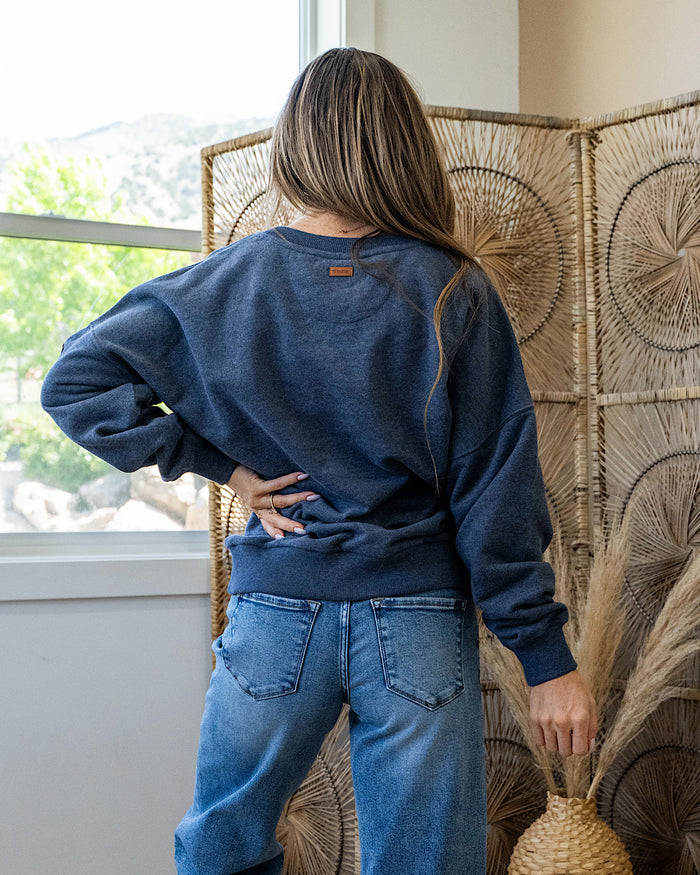 Wanakome Winnie Tulip Sweatshirt - Navy FINAL SALE Wanakome