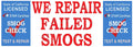 We Repair Failed Smogs | Smog Check Banner | Test and Repair | Vinyl Banner
