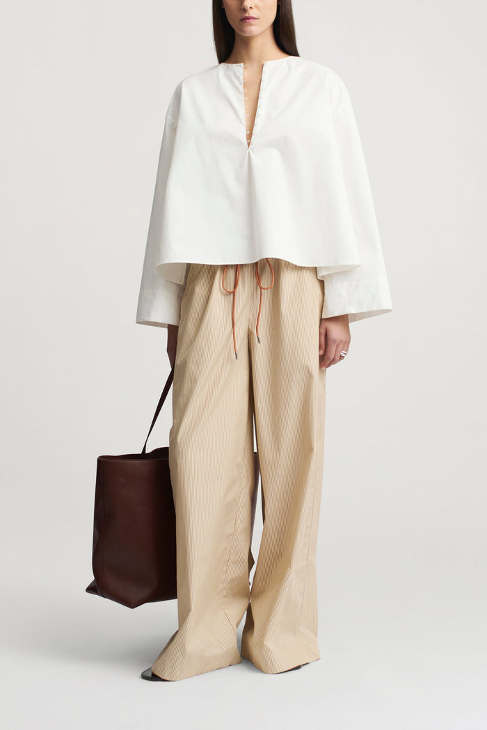 Wesley Drawstring Pant - Apricot
