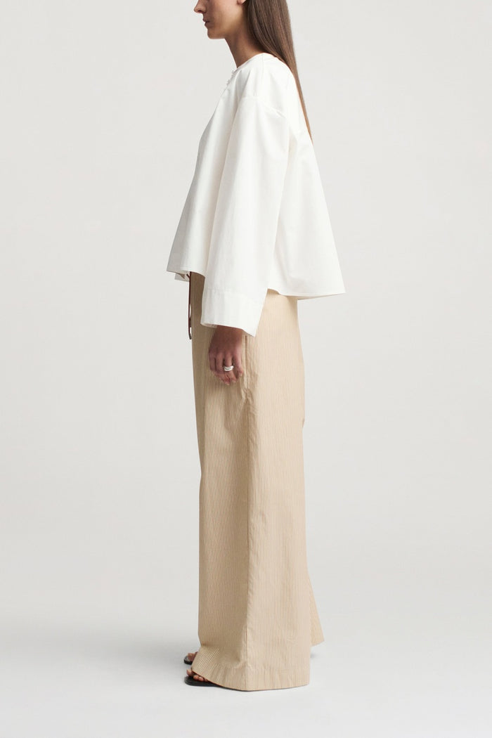 Wesley Drawstring Pant - Apricot