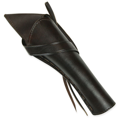 Western Holster - Long Barrel - RH Cross-Draw - Plain Brown