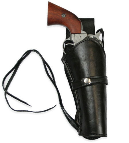 Western Holster - Standard Barrel - RH Draw - Plain Black