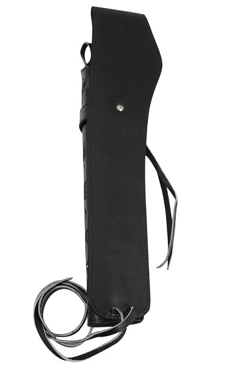 Western Holster - XX-Long/Wide Barrel - RH draw - Black Tooled