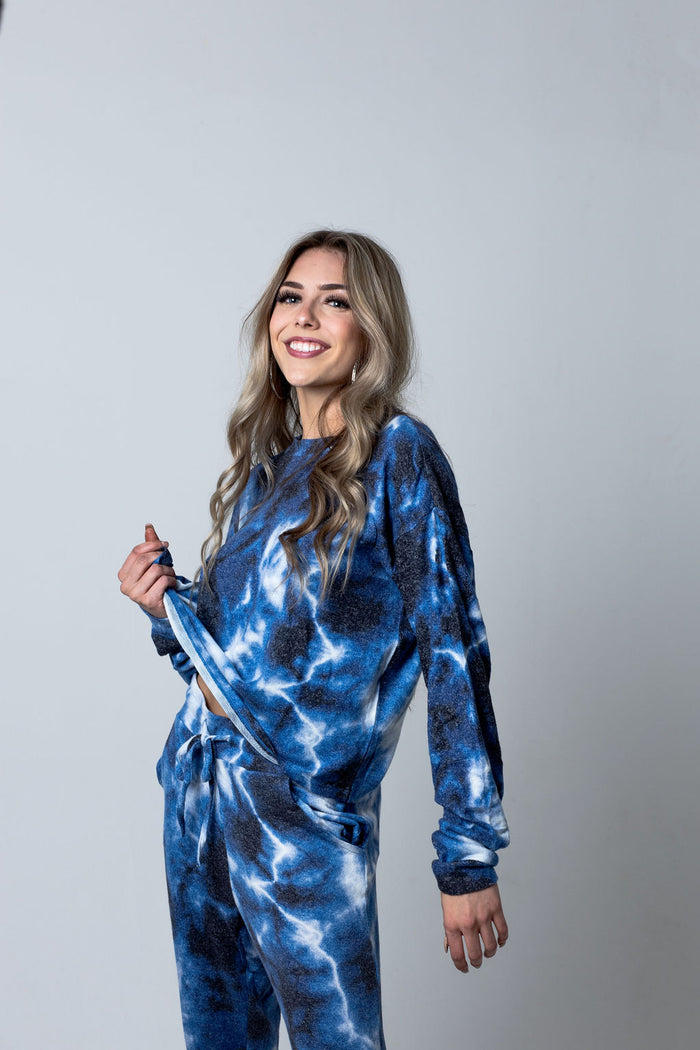 Extra Small / Tie Dye Electric Blue