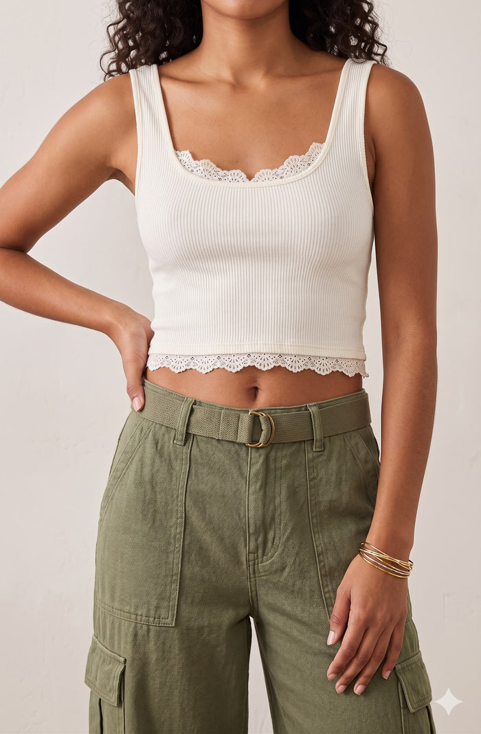 Women's Seamless Lace Scalloped Bra