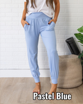 Yoga Joggers - Pastel Blue Rae Mode Small